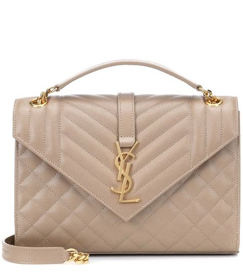 ysl envelope bag medium beige